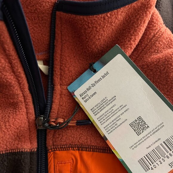 COTOPAXI Abrazo Half Zip Fleece Jacket Sweater Top ~ Brand New! - Picture 7 of 7